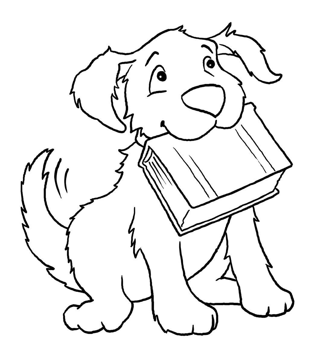 Dog Coloring Pages For Kids
 Free Printable Dog Coloring Pages For Kids