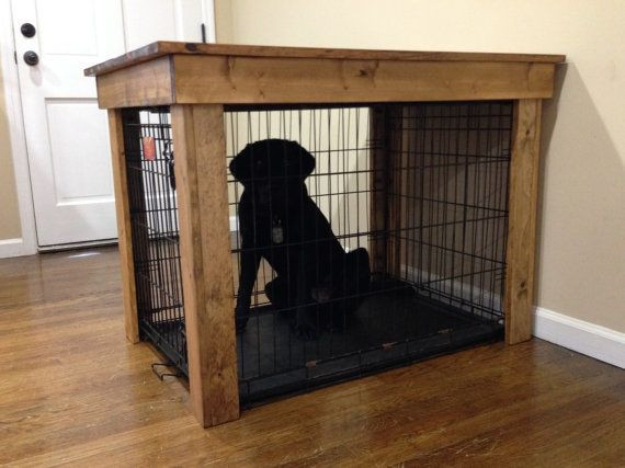 Dog Crate Furniture DIY
 How to dress up a dog crate malelivingspace