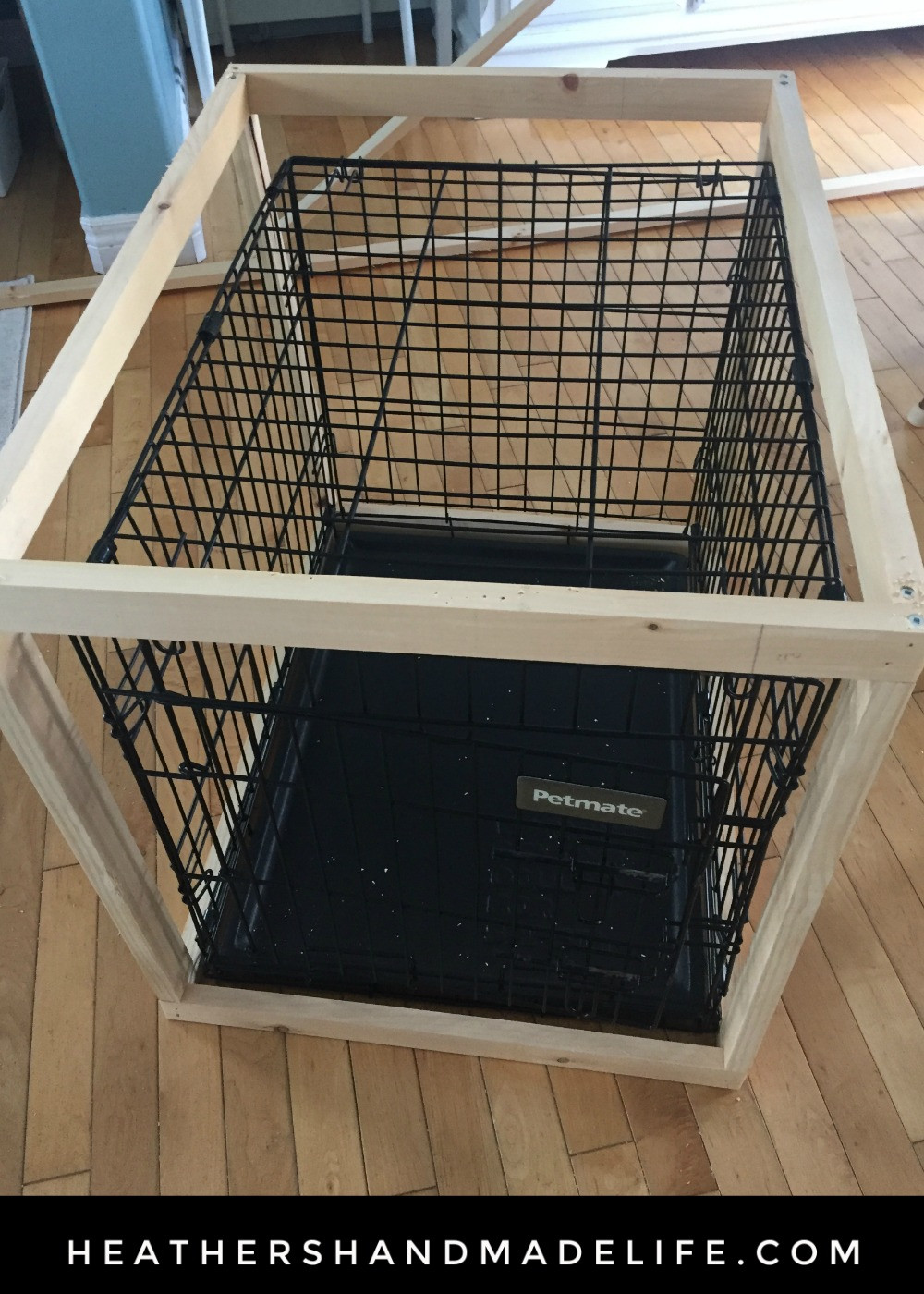 Dog Crate Table DIY
 diy dog crate cover table 2 Heather s Handmade Life
