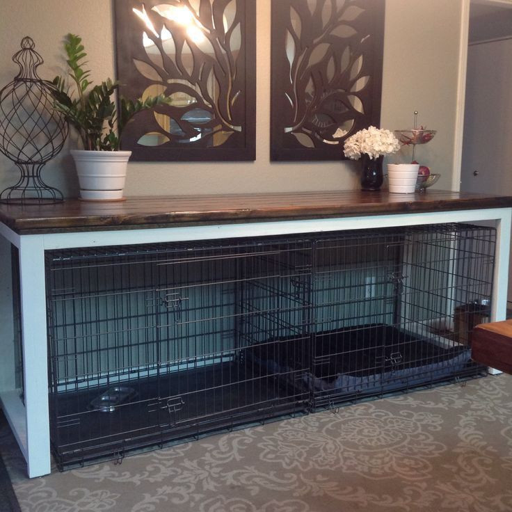 Dog Crate Table DIY
 Image result for diy living room dog crate