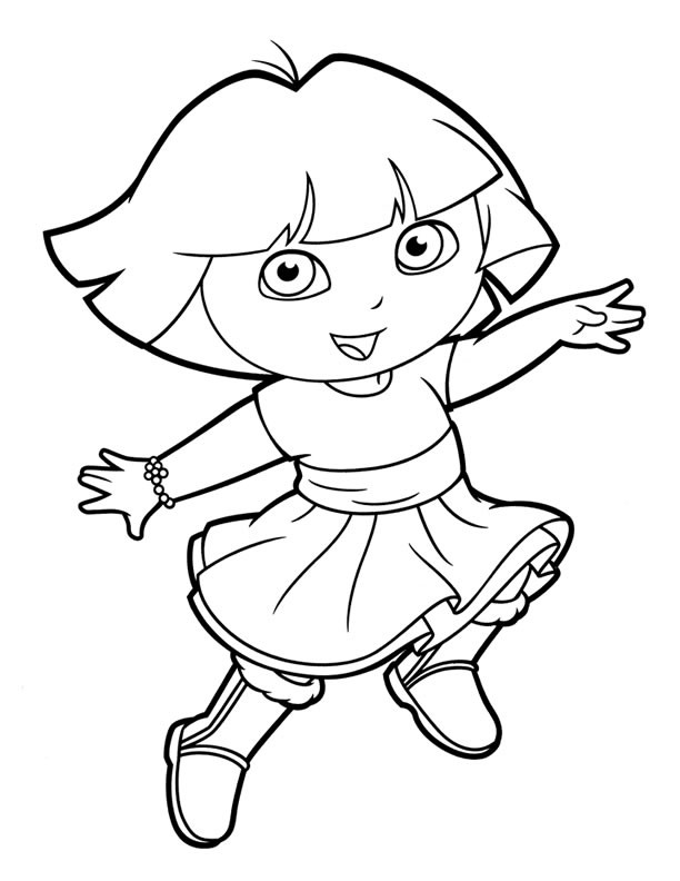 Top 21 Dora Printable Coloring Pages - Home, Family, Style and Art Ideas