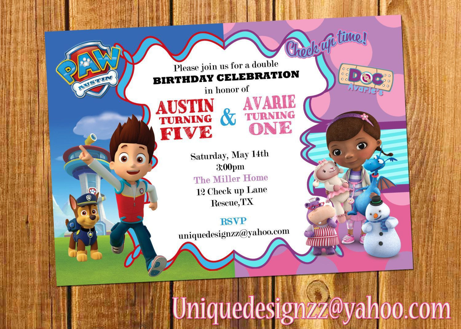 Double Birthday Invitations
 birthday invitation double birthday party invitations