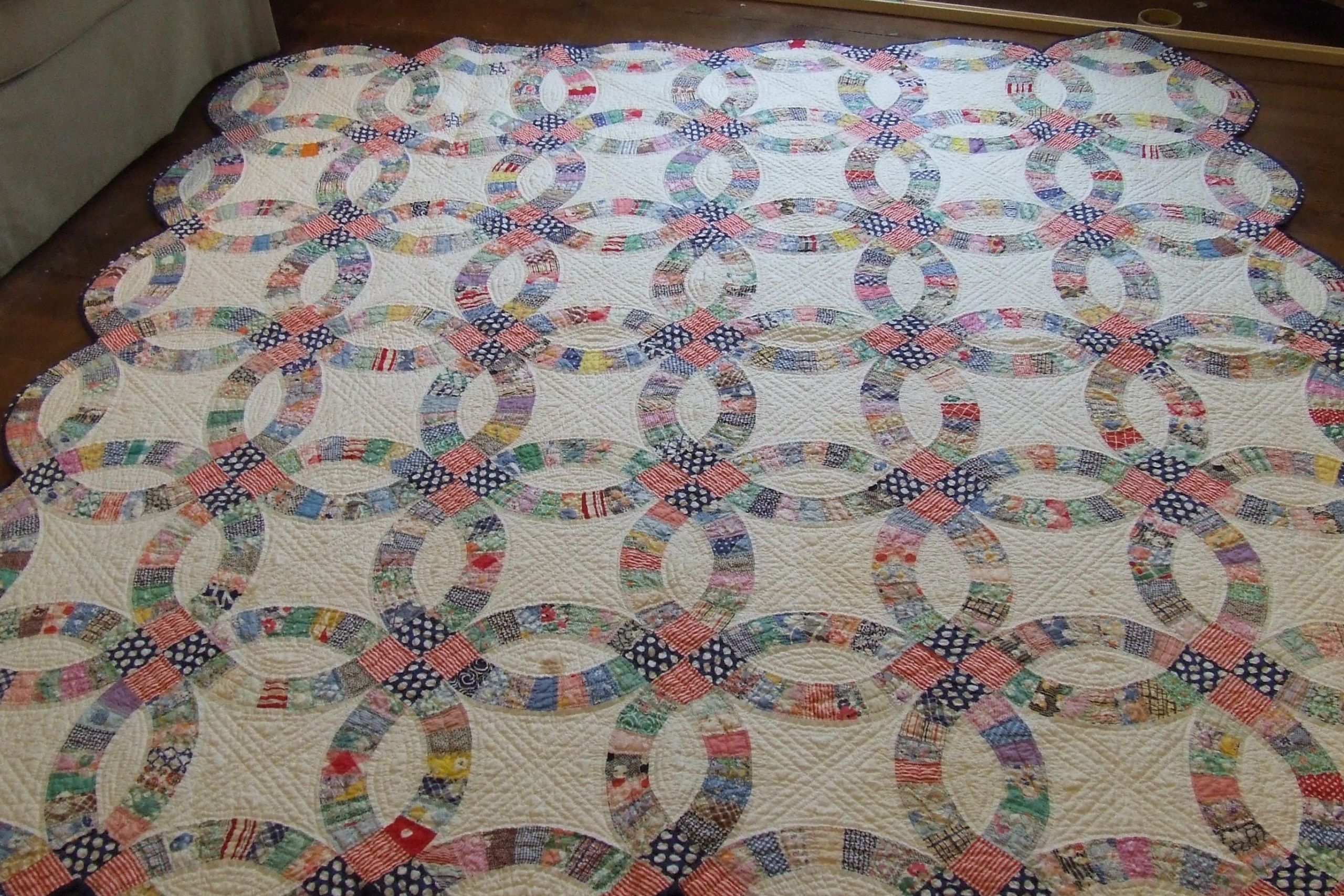 Double Wedding Ring Quilt For Sale
 Double wedding ring quilt