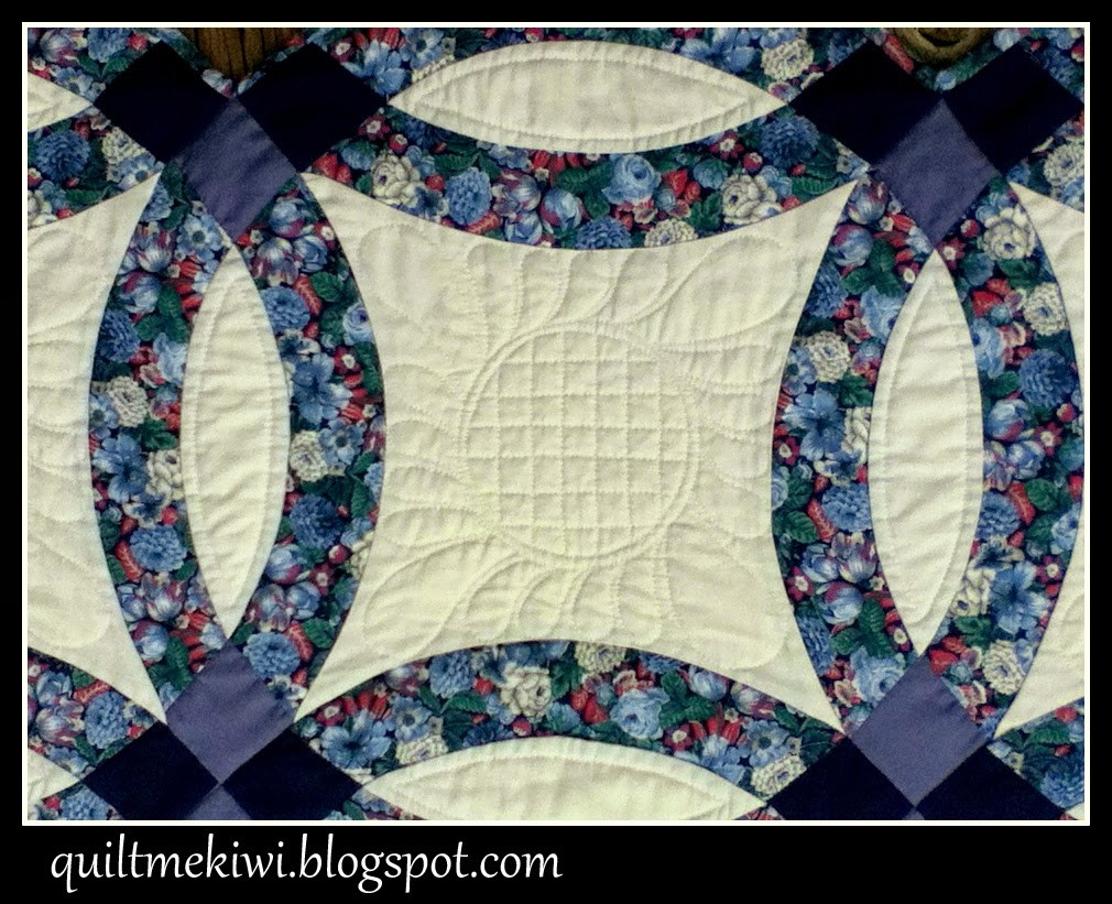 Double Wedding Ring Quilt For Sale
 quiltmekiwi Double Wedding Ring Quilt