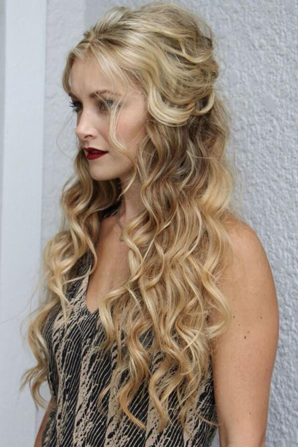 Down Curly Hairstyles
 68 Elegant Half Up Half Down Hairstyles That You Will Love