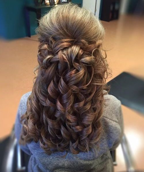 Down Curly Hairstyles
 50 Half Up Half Down Hairstyles for Everyday and Party Looks