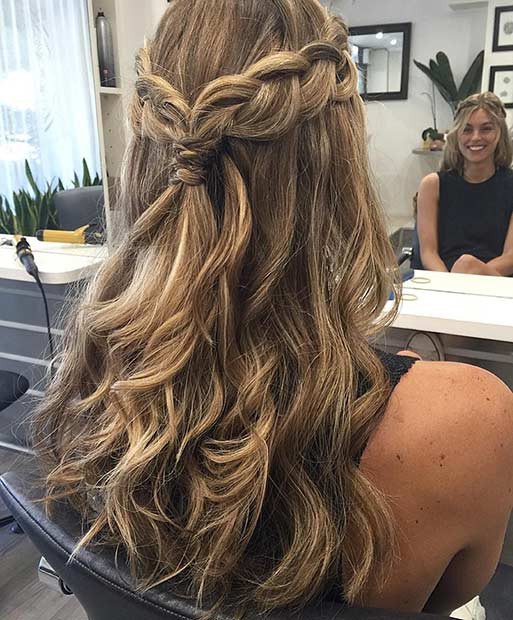 Down Curly Hairstyles
 31 Half Up Half Down Hairstyles for Bridesmaids