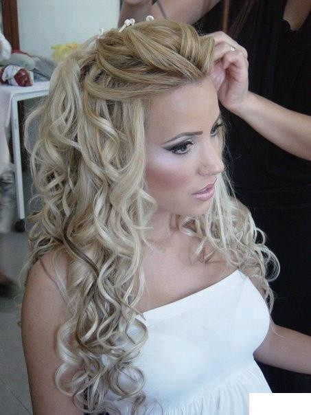 Down Wedding Hairstyles For Long Hair
 23 Stunning Half Up Half Down Wedding Hairstyles Pretty