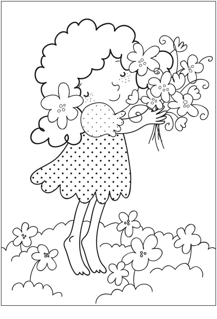 Download Coloring Pages For Kids
 Free Printable Flower Coloring Pages For Kids Best