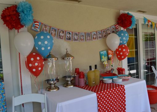 Dr Seuss 1st Birthday Party Decorations
 Dr Seuss 1st Birthday Party Ideas