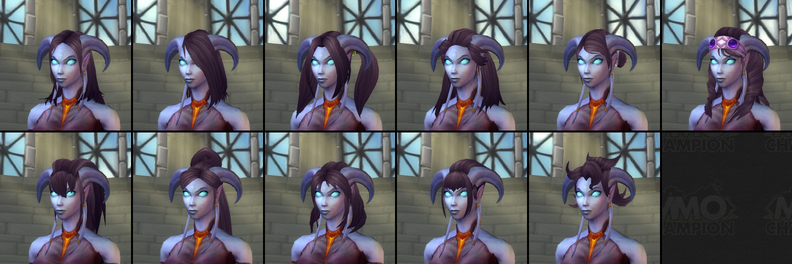 Draenei Female Hairstyles
 Warlords of Draenor Beta Build MMO Champion
