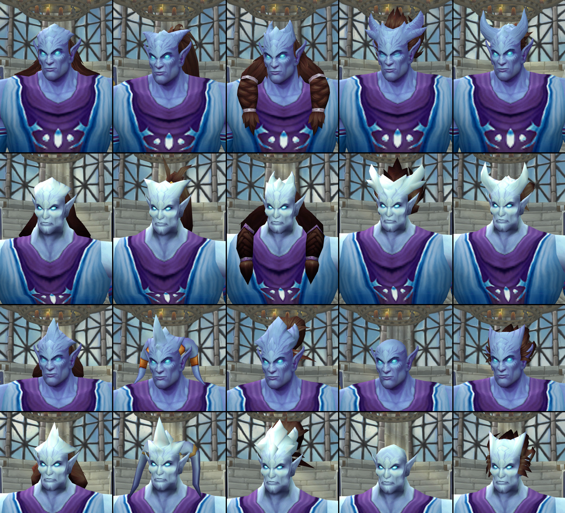 Draenei Female Hairstyles
 Warlords of Draenor New Character Models MMO Champion