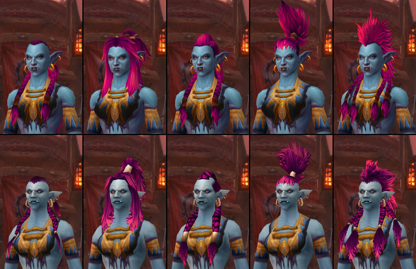 Draenei Female Hairstyles
 New Character Model Previews Blue Tweets Dev Interview