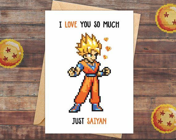 Dragon Ball Z Gift Ideas For Boyfriend
 5 Geeky Valentine s Day cards