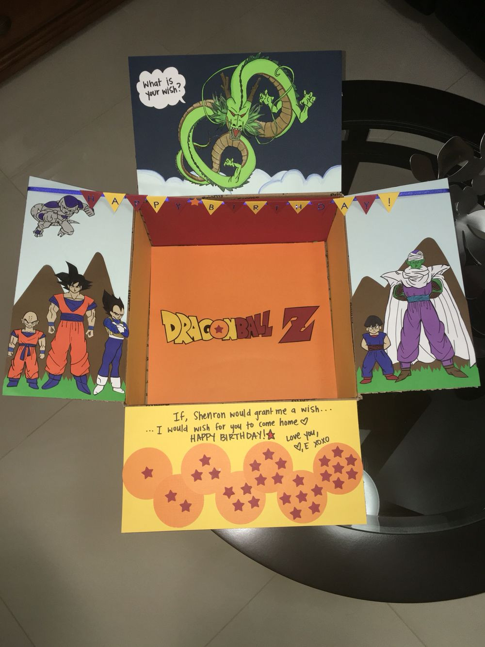 Dragon Ball Z Gift Ideas For Boyfriend
 DBZ themed Birthday Care package
