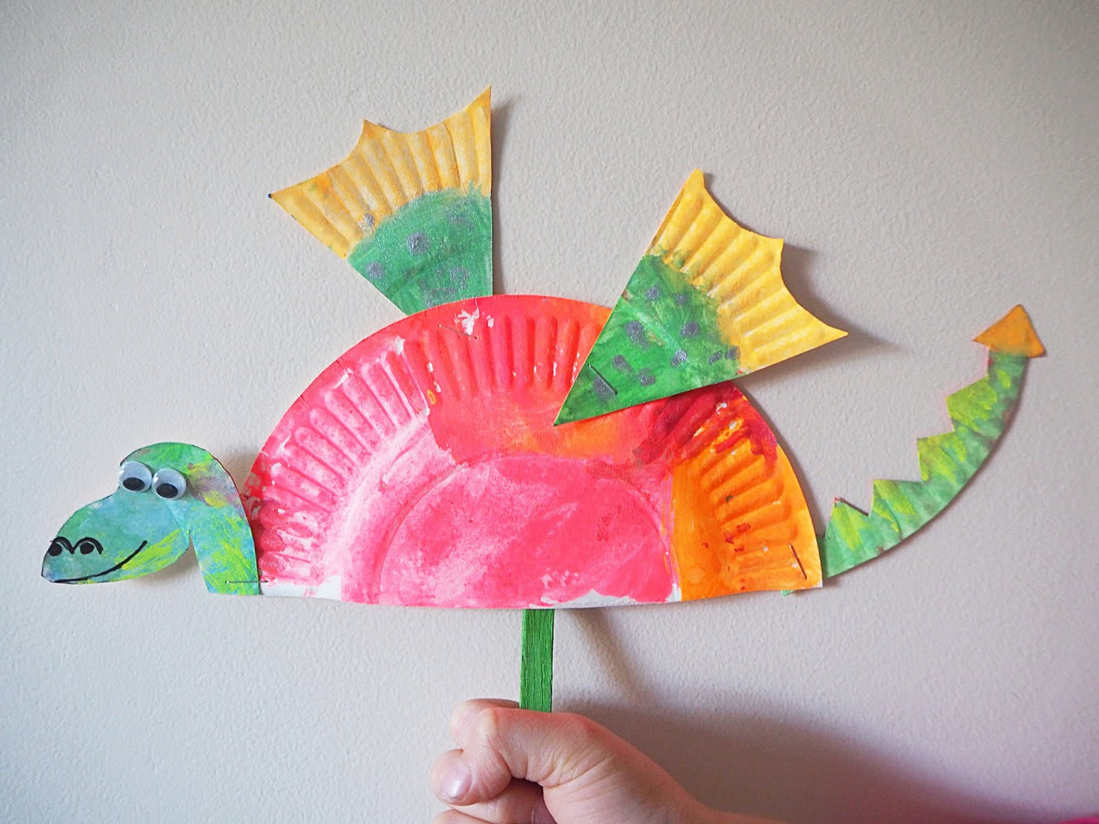 Dragon Craft For Kids
 Learn with Play at Home Simple Paper Plate Dragon Craft
