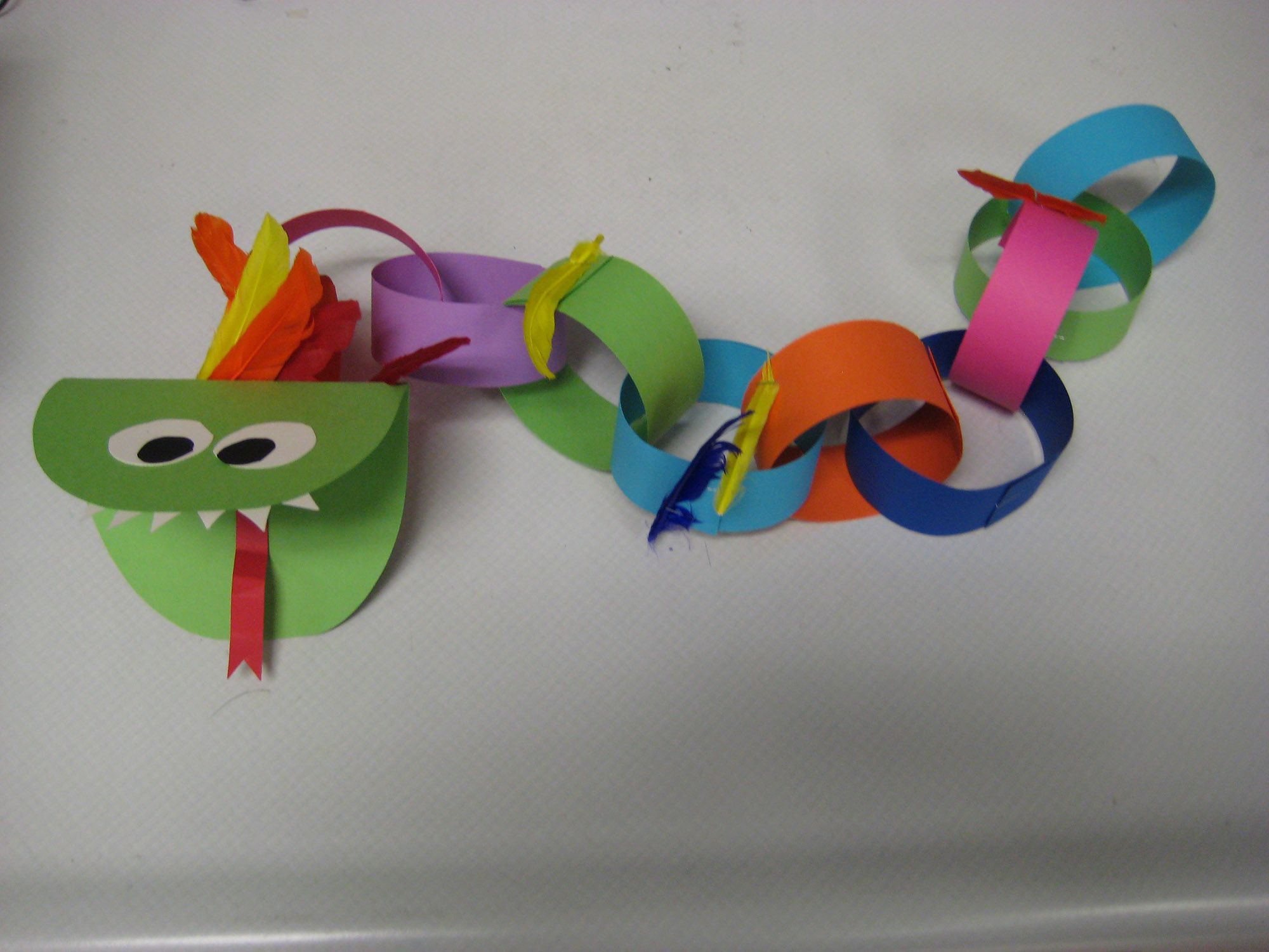 Dragon Craft For Kids
 Celebrate Chinese New Year with this cute colorful craft