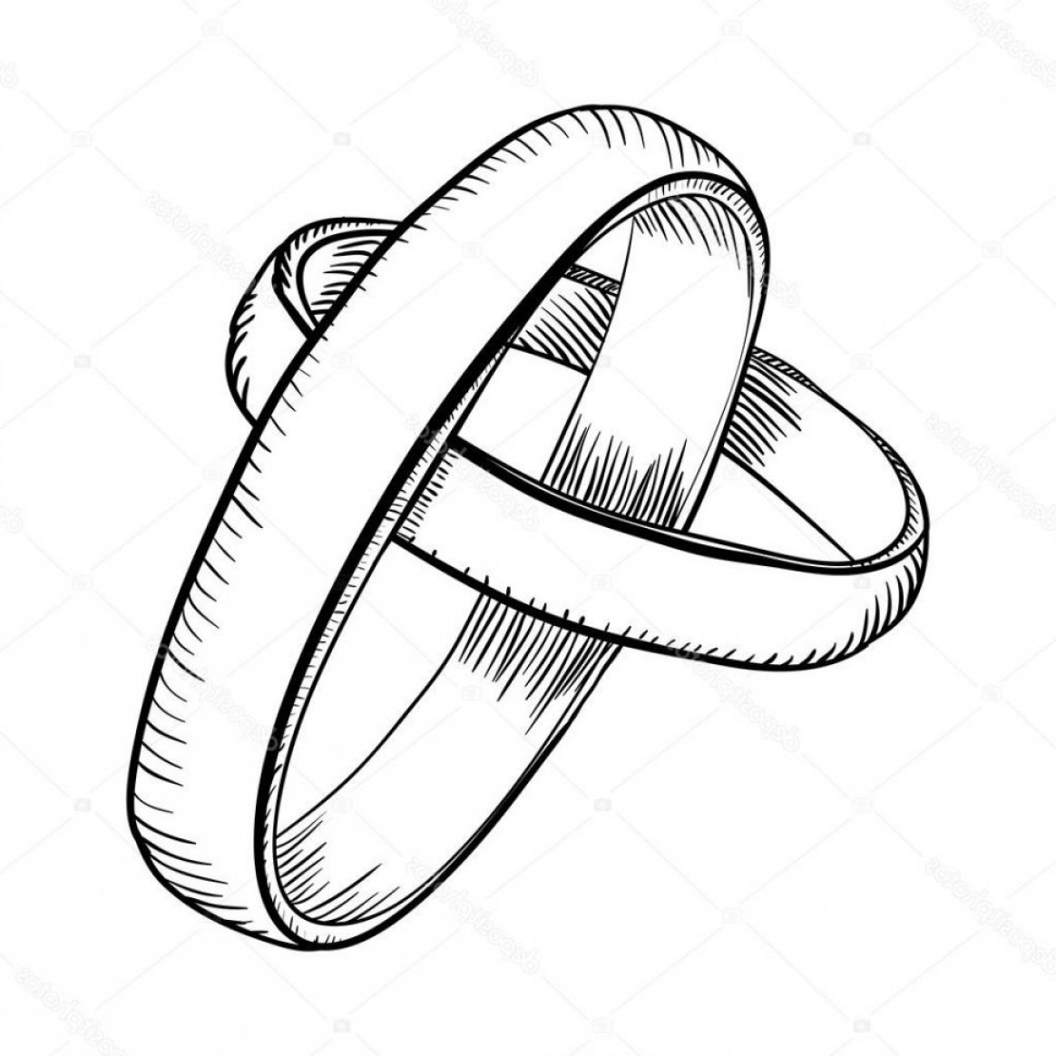 Drawings Of Wedding Rings
 Engagement Ring Drawing at GetDrawings