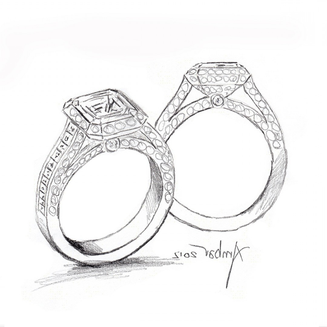 Drawings Of Wedding Rings
 Wedding Rings Drawing at GetDrawings