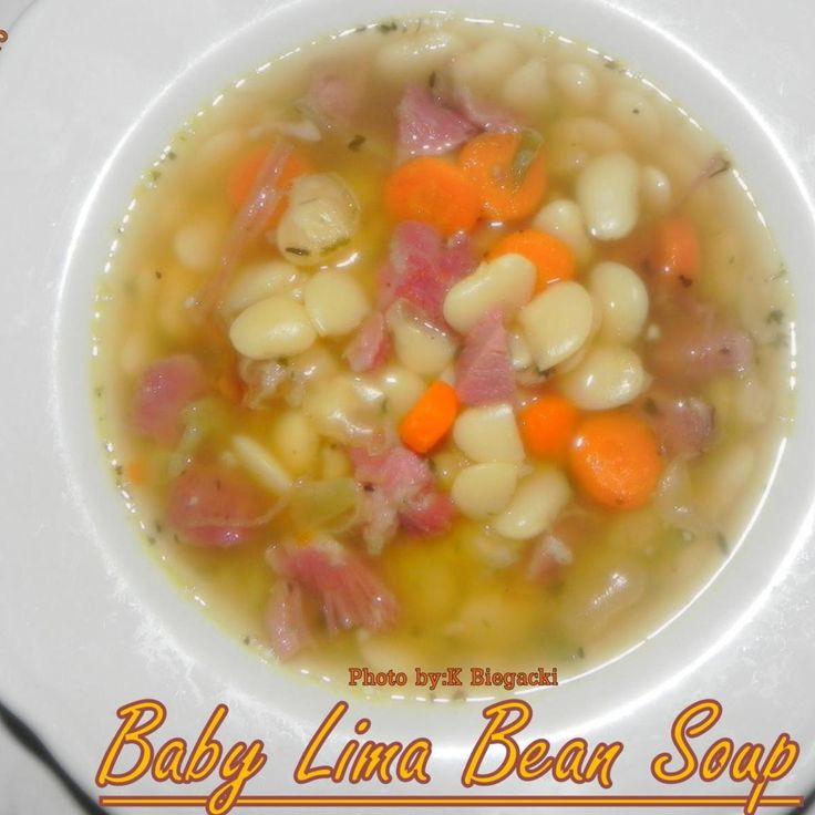 Dried Baby Lima Beans Recipes
 Check out Baby Lima Bean Soup It s so easy to make