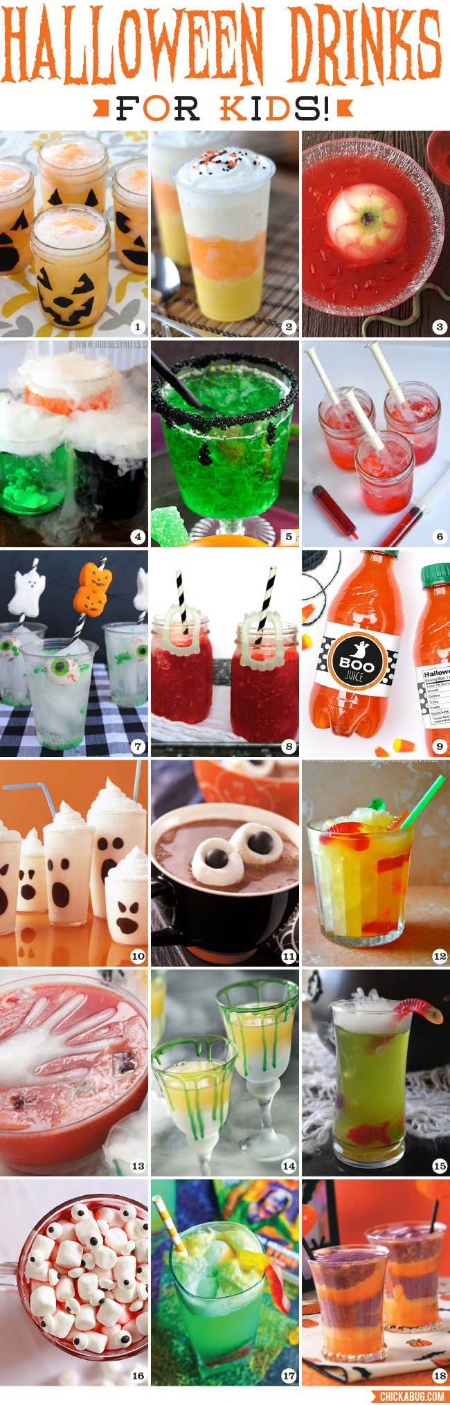 Drink Ideas For Kids Halloween Party
 Halloween Drinks for Kids