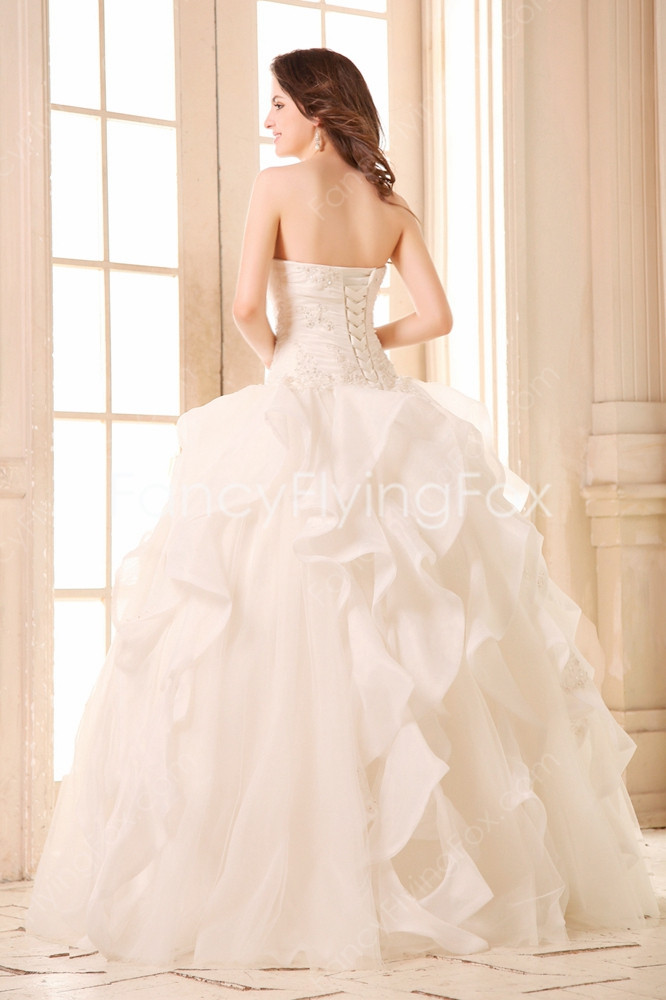 Drop Waist Ball Gown Wedding Dress
 Sweetheart Drop Waist Ball Gown Wedding Dresses 2014 at