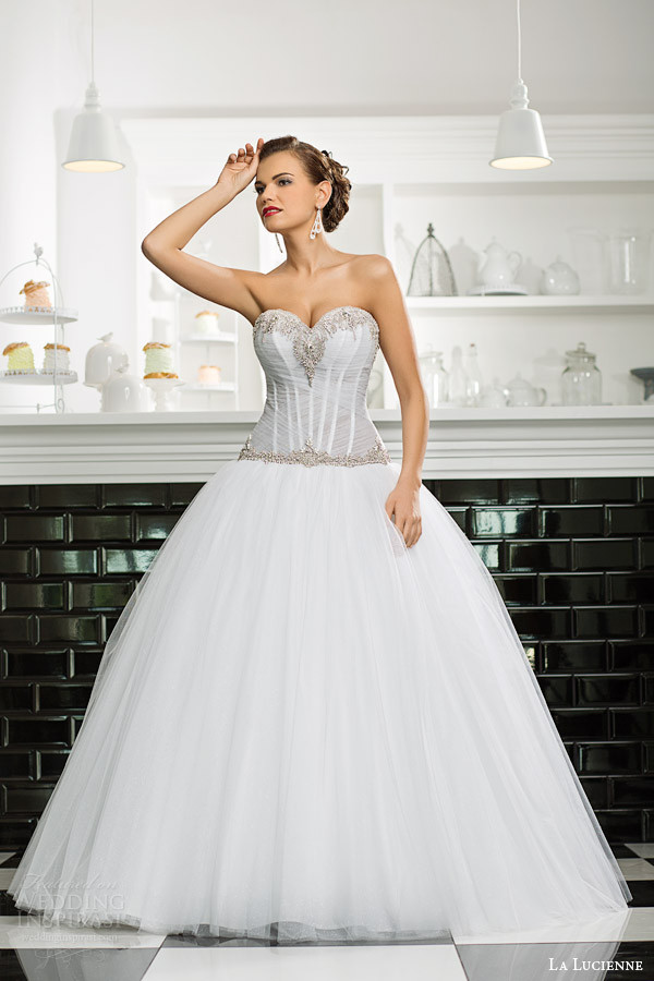 Drop Waist Ball Gown Wedding Dress
 La Lucienne 2015 Wedding Dresses — Luxury Bridal