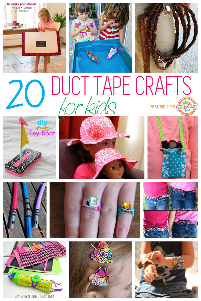 Duct Tape Projects For Kids
 20 Duct Tape Crafts the Kids Will Love