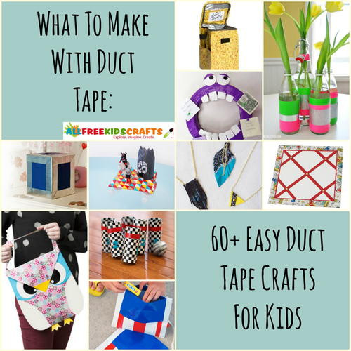 Duct Tape Projects For Kids
 What to Make with Duct Tape 62 Easy Duct Tape Crafts for