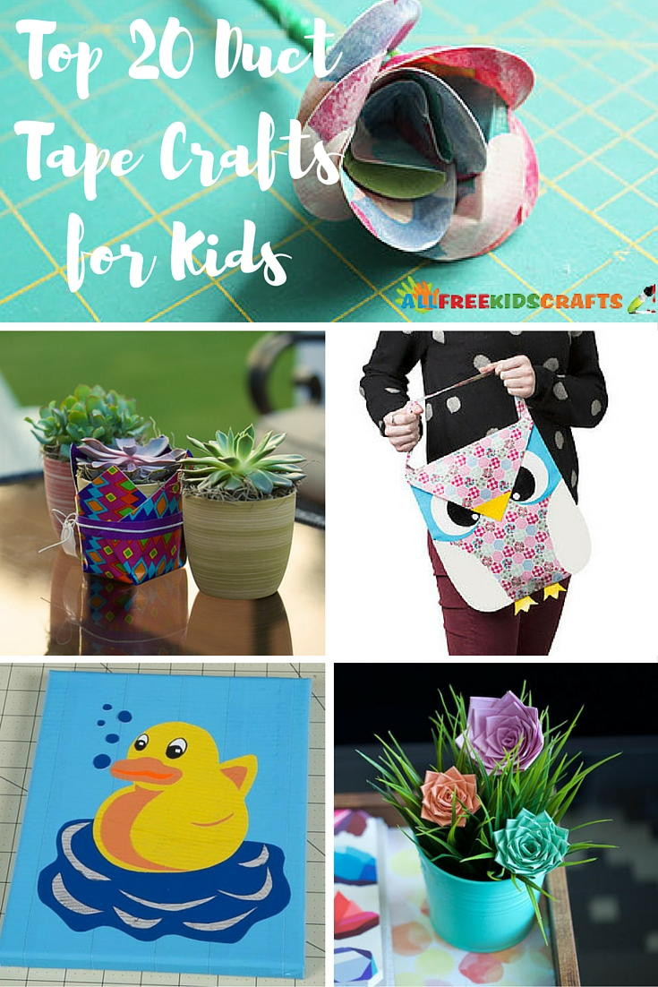 Duct Tape Projects For Kids
 Top 20 Duct Tape Crafts for Kids