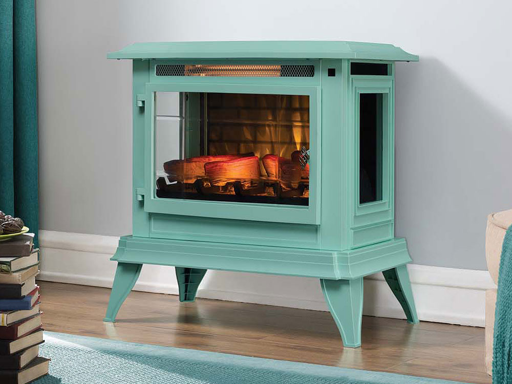 Duraflame Electric Fireplace Tv Stand
 Duraflame 3D Ice Blue InfraGen Electric Fireplace Stove w