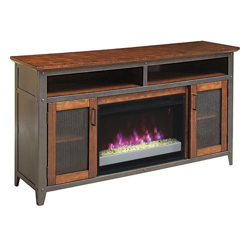 Duraflame Electric Fireplace Tv Stand
 Classic Flame Landis 60" TV Stand with 26EF031GRP Electric