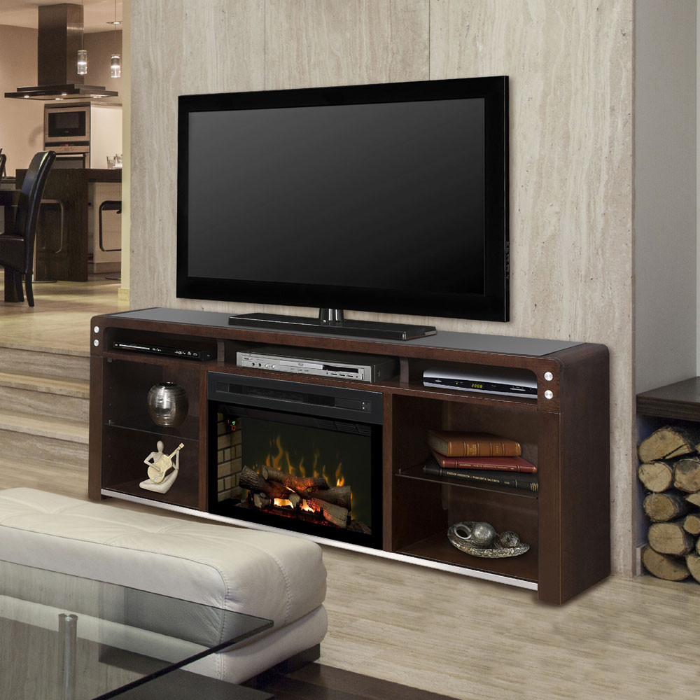 Duraflame Electric Fireplace Tv Stand
 Galloway Electric Fireplace Media Console w Logs in Java