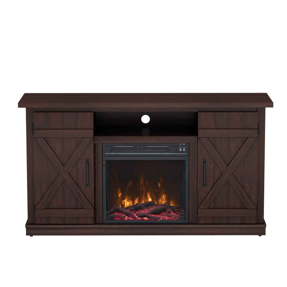 Duraflame Electric Fireplace Tv Stand
 Cottonwood TV Stand with Electric Fireplace 18MM6127