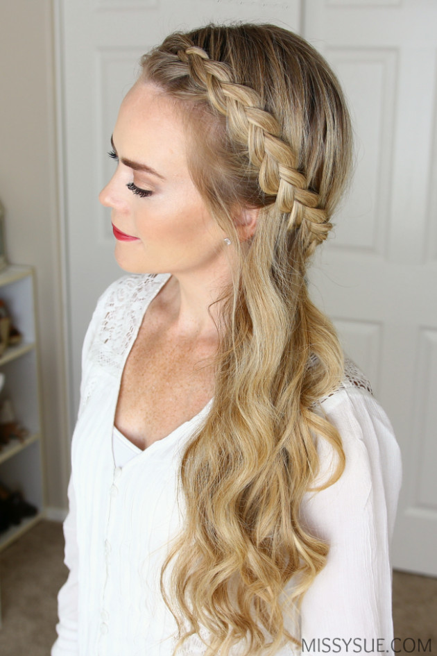 Dutch Braid Hairstyles
 12 Perfect Holiday Braided Hairstyles from Missy Sue