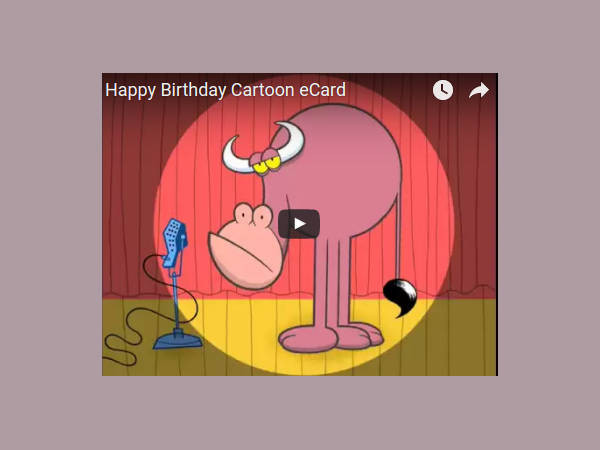 E Birthday Card
 9 Free Animated Birthday Cards