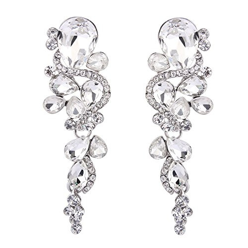Earrings For Prom
 Silver Prom Earrings Amazon