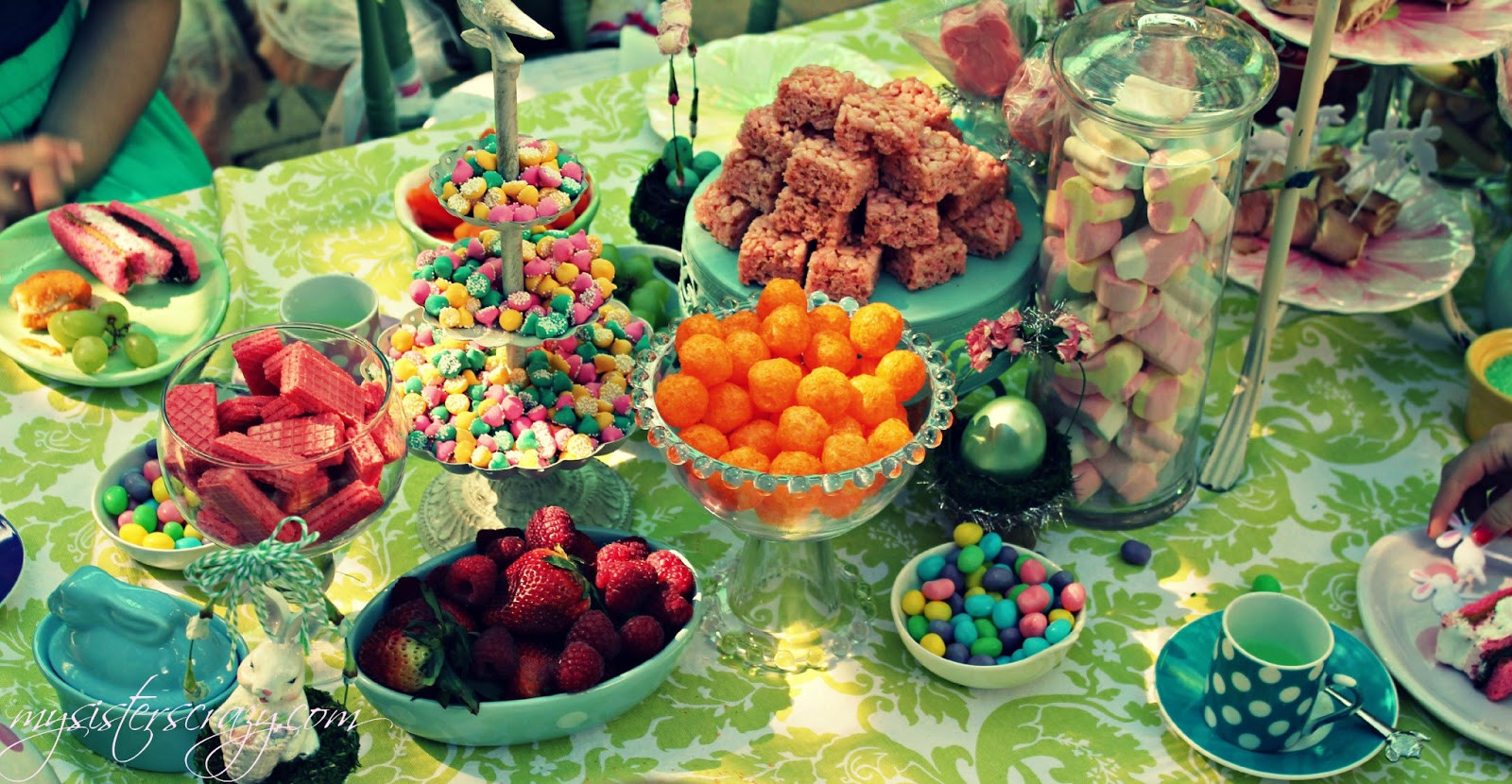 Easter Birthday Party Food Ideas
 My Sister s Crazy EASTER BRUNCH AND TEENSY TEA PARTY