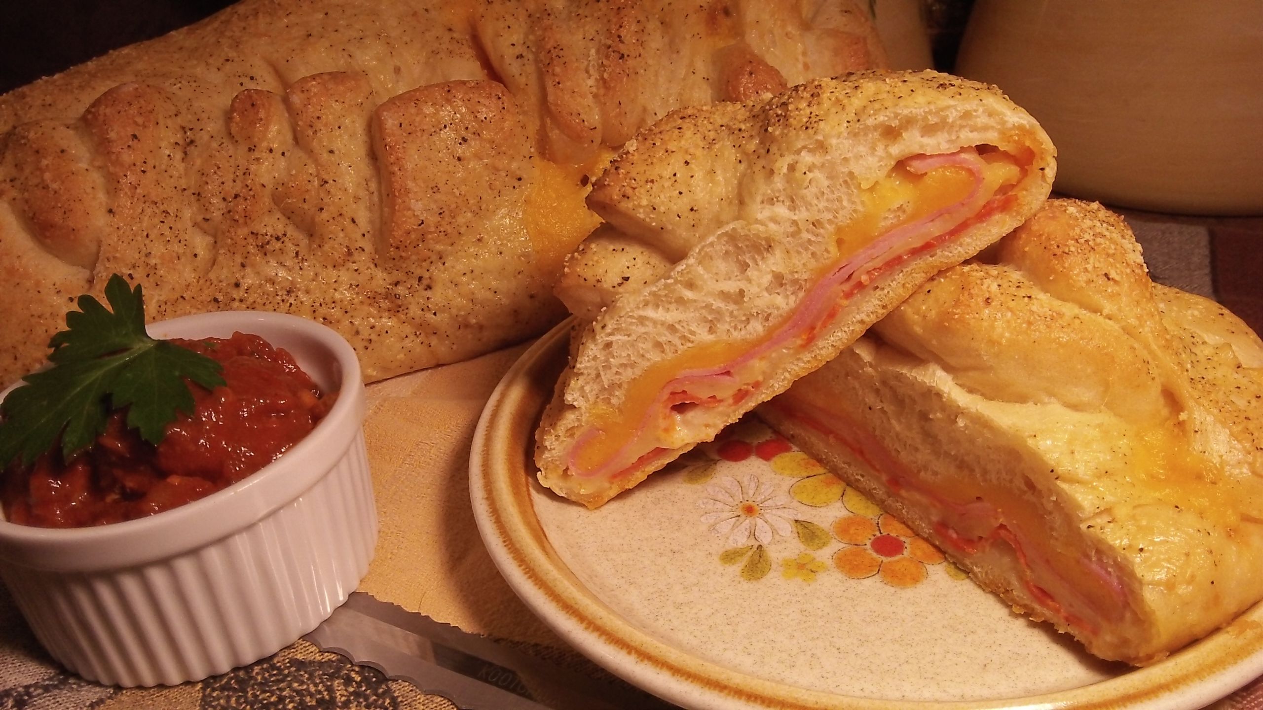 Easter Cheese Bread
 calzone