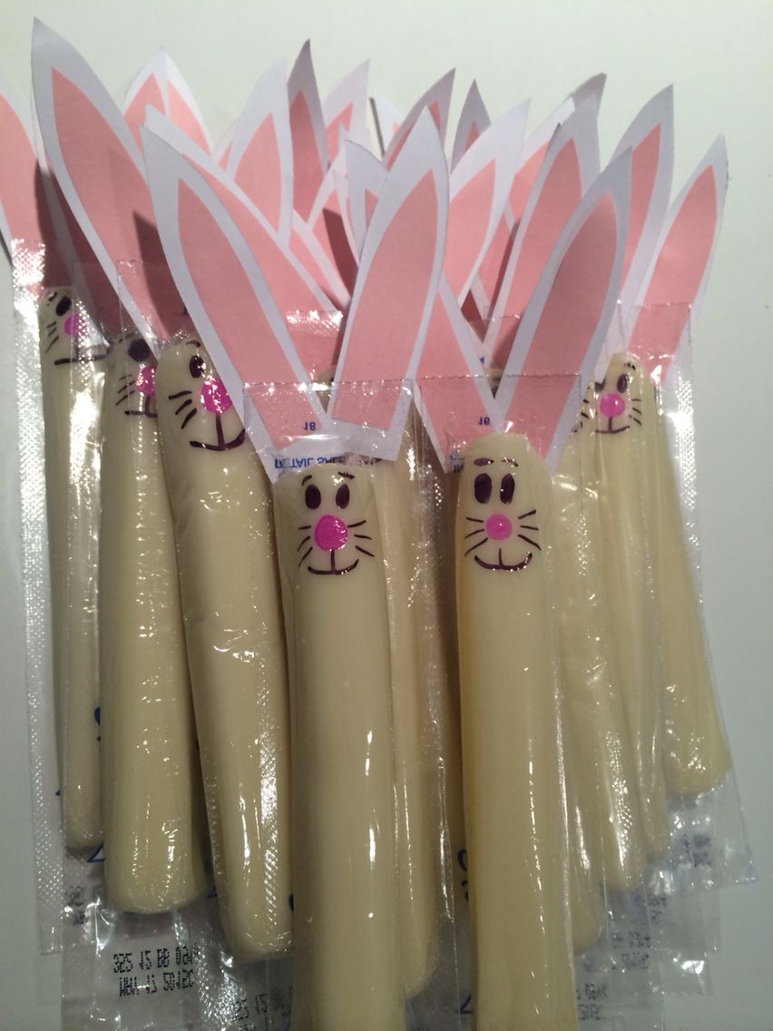 Easter Class Party Ideas
 Easter Bunny Cheese Stick healthy kid snack in 2019