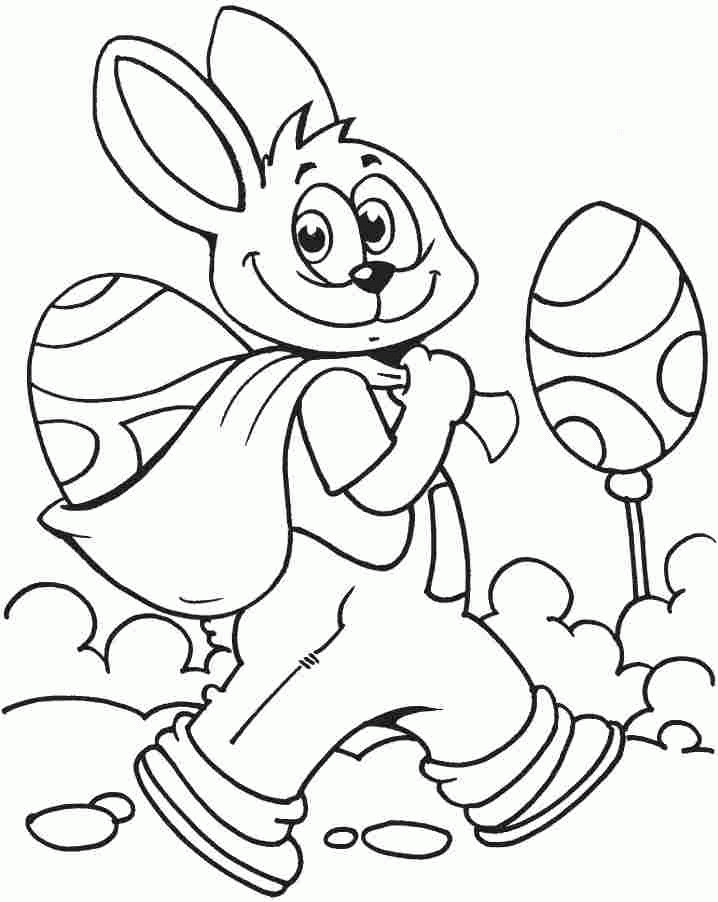 Easter Coloring Pages For Boys
 Easter Bunny Coloring Sheets Printable For Girls & Boys