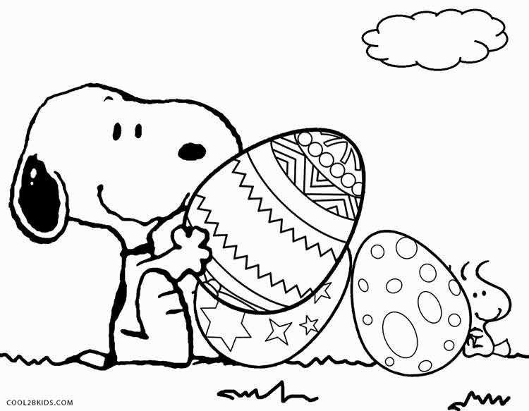 Easter Coloring Pages For Boys
 Printable Snoopy Coloring Pages For Kids
