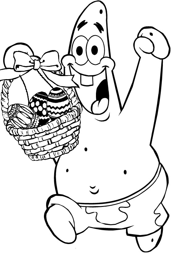 Easter Coloring Pages For Boys
 SPONGEBOB COLORING PAGES