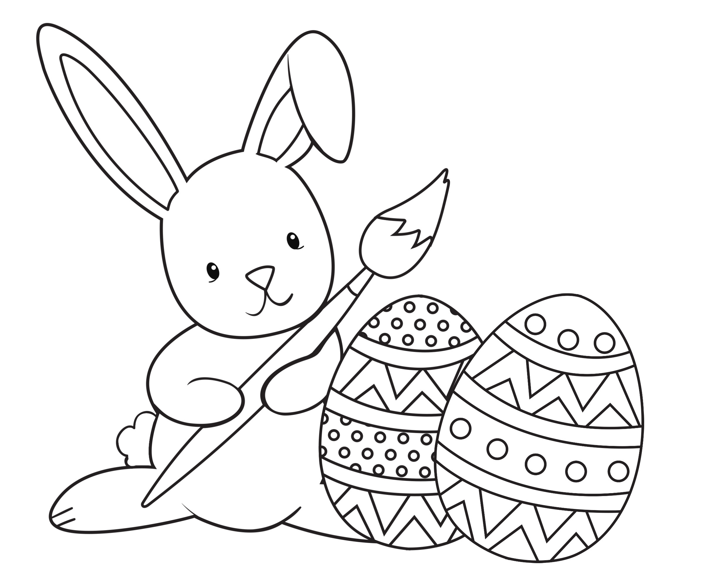 Easter Coloring Pages For Toddlers
 Easter Coloring Pages for Kids Crazy Little Projects