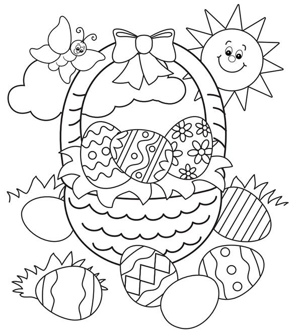 Easter Coloring Pages For Toddlers
 Free Easter Colouring Pages – The Organised Housewife
