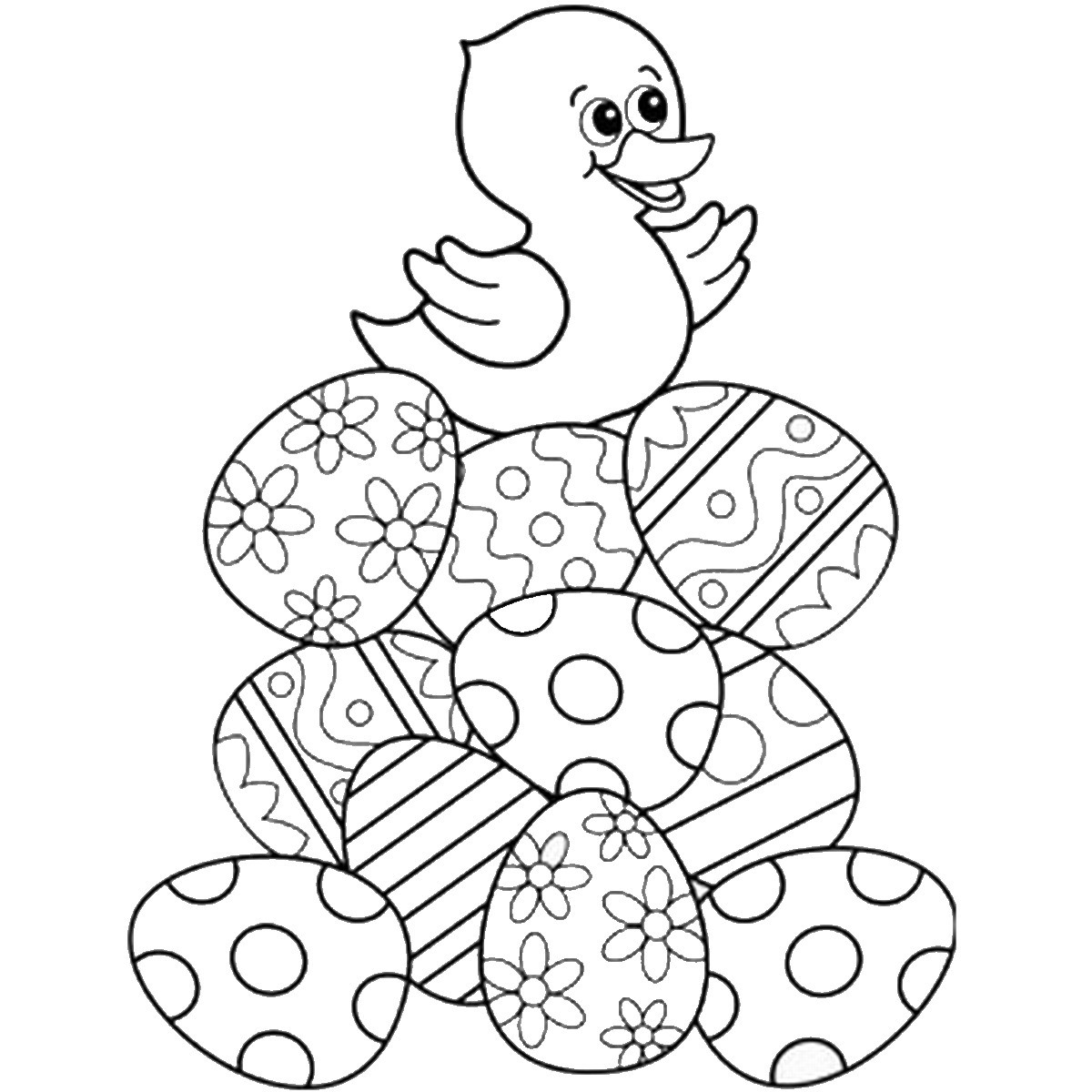 Easter Coloring Pages Free Printable
 Easter Coloring Pages