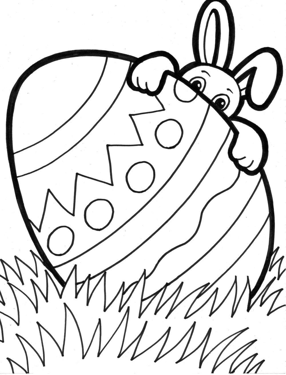 Easter Coloring Pages Free Printable
 Free Easter Printable Coloring Pages for Kids – Easter