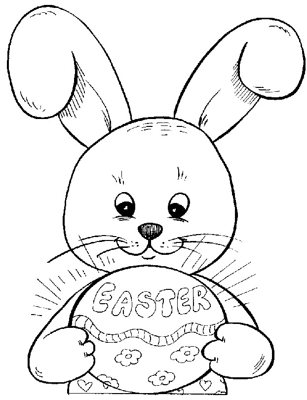 Easter Coloring Sheets For Kids
 Easter Coloring Pages February 2012