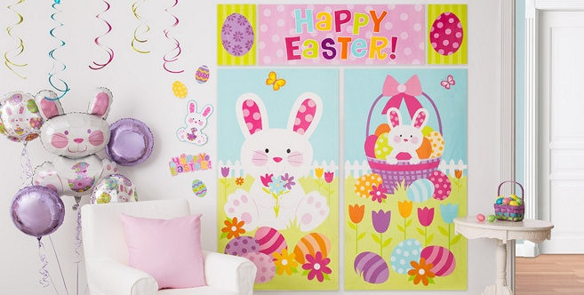 Easter Decoration Ideas For Party
 Wall & Window Easter Decorations Party City