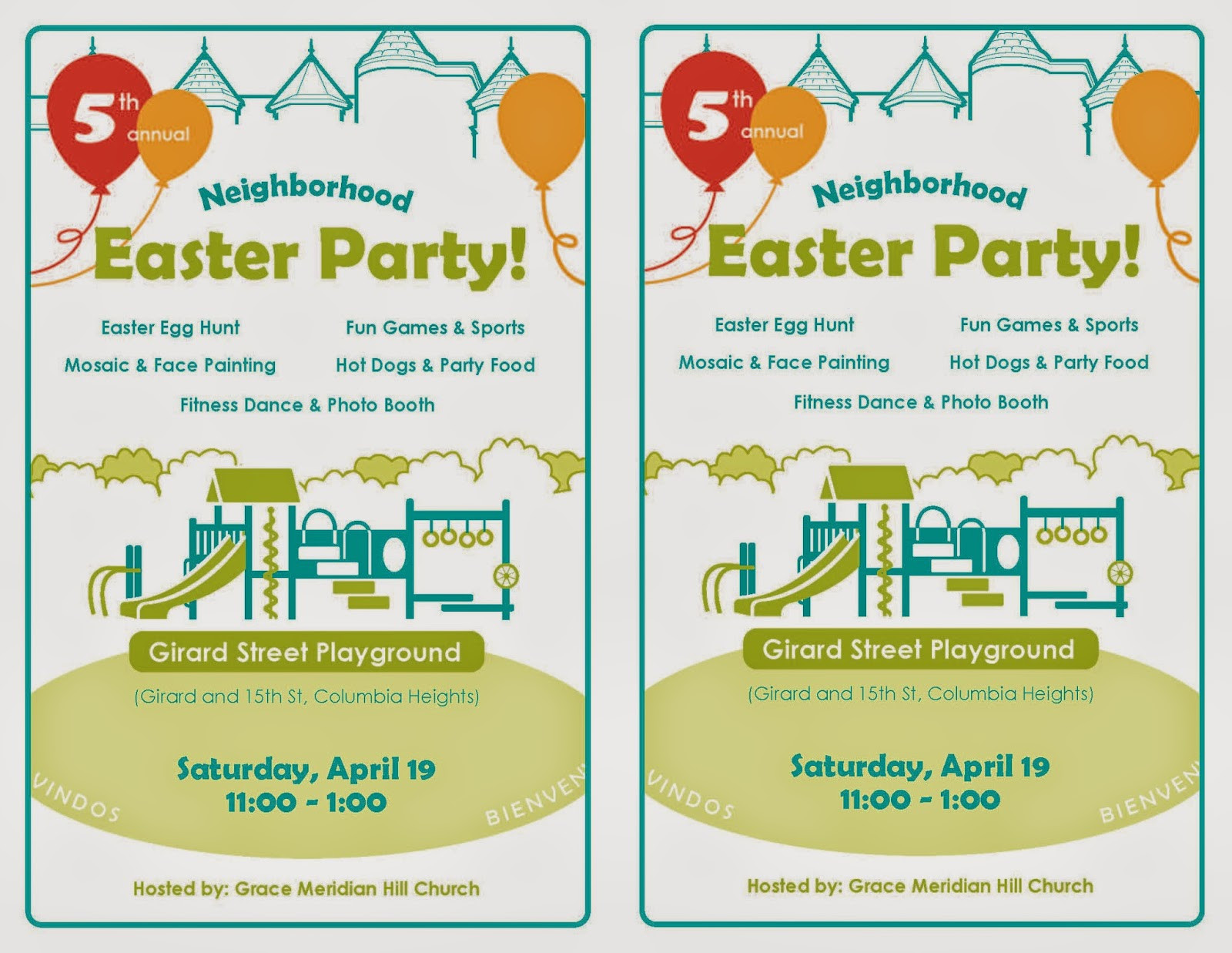 Easter Party Ideas For Church
 New Columbia Heights Grace Church hosting neighborhood